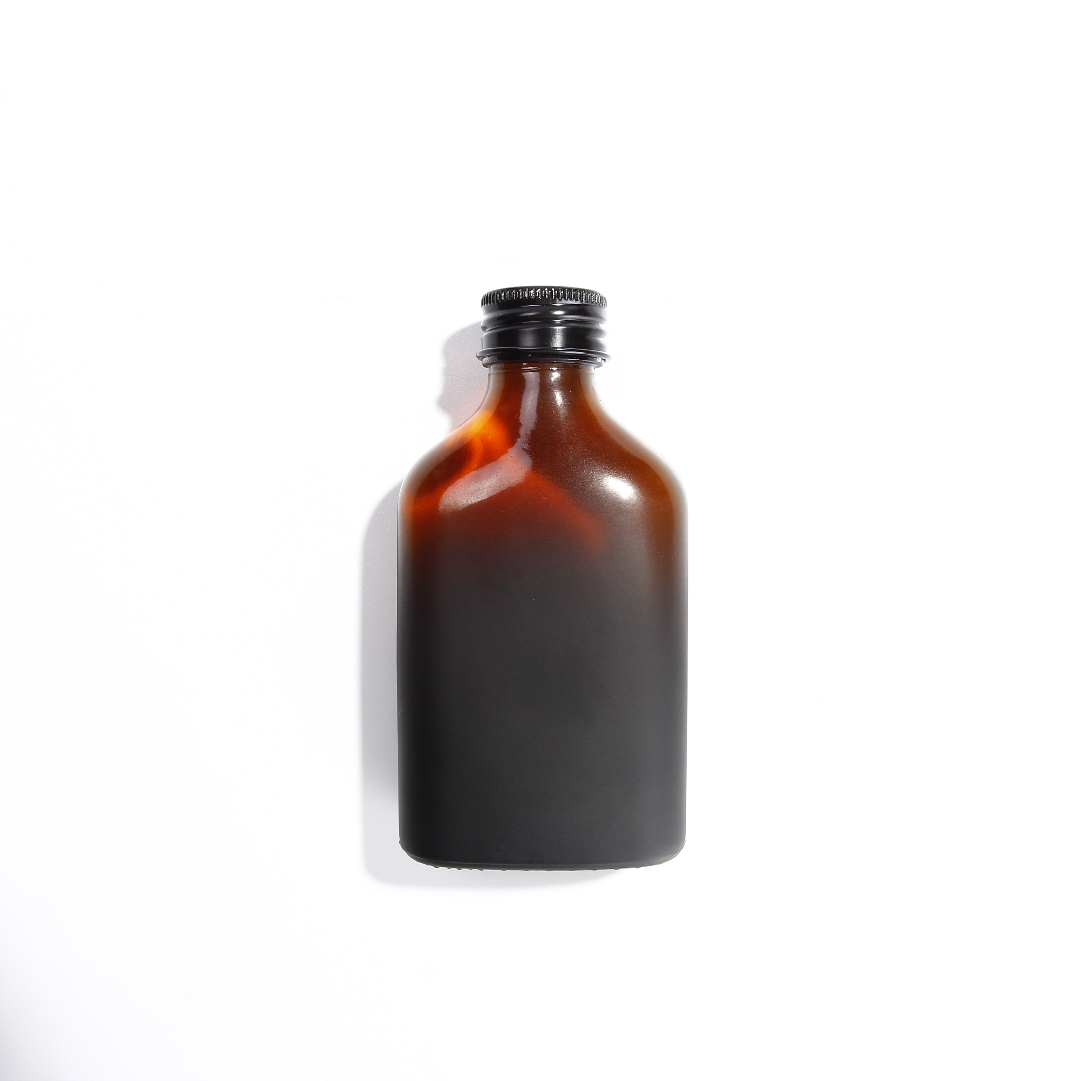 Hot Sale 200ml Glass Bottle For Cold Brew Coffee 100ml Flat Flask Liquor Bottle 250ml 350ml 500ml For Whisky Vodka Custom Logo
