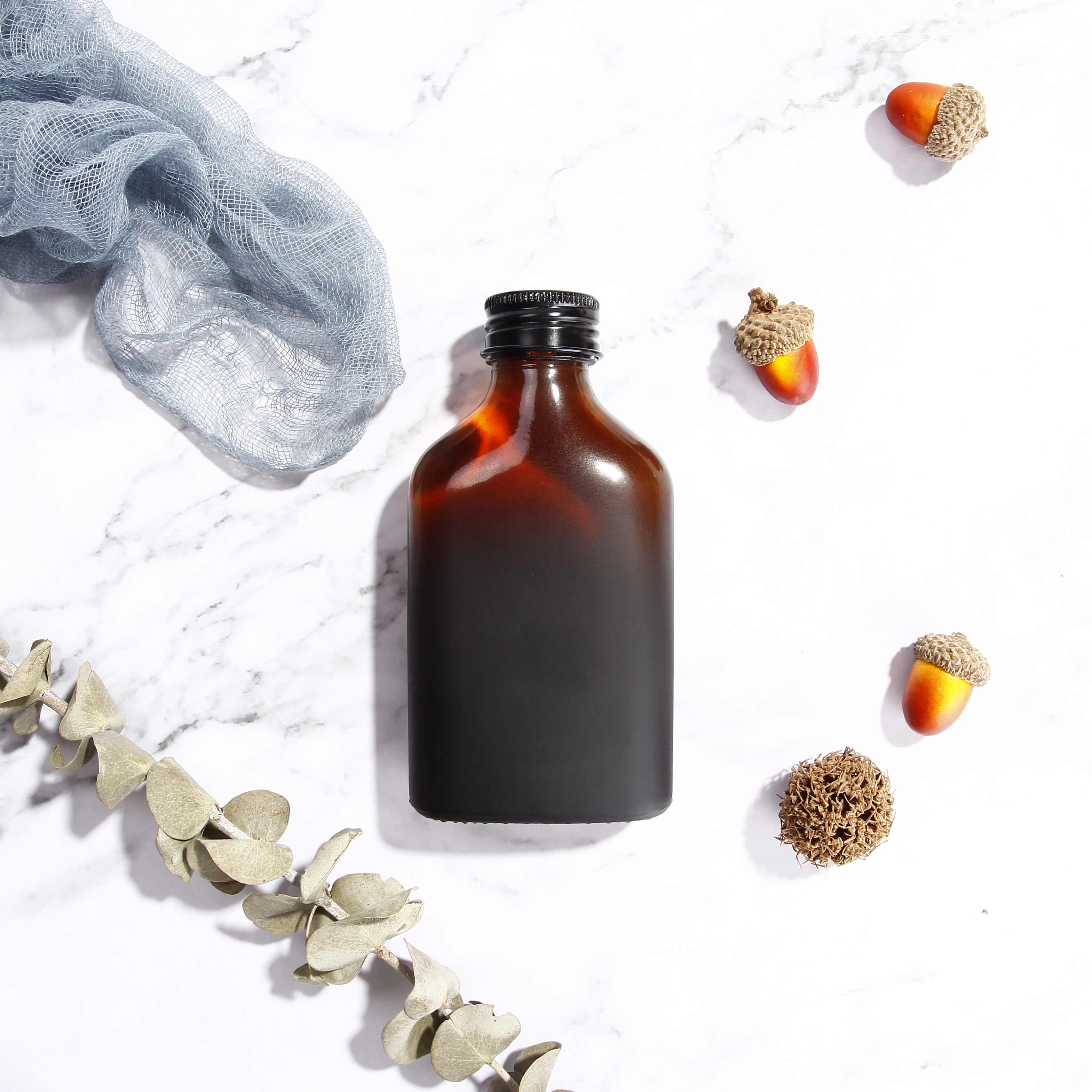 Hot Sale 200ml Glass Bottle For Cold Brew Coffee 100ml Flat Flask Liquor Bottle 250ml 350ml 500ml For Whisky Vodka Custom Logo