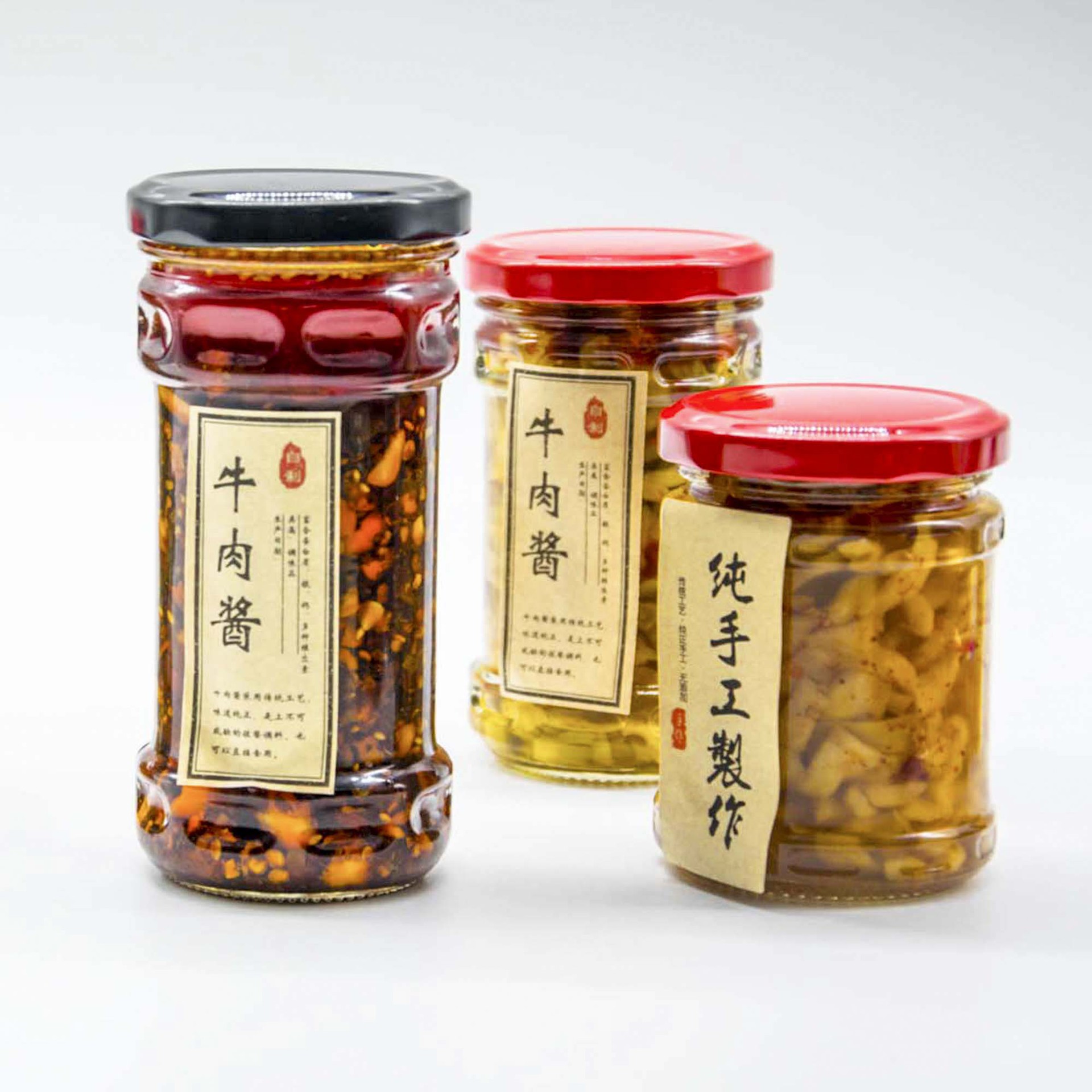 Hot Sale 250ml Clear Food Packaging Honey Jar Glass Jam Jar With Metal Lid