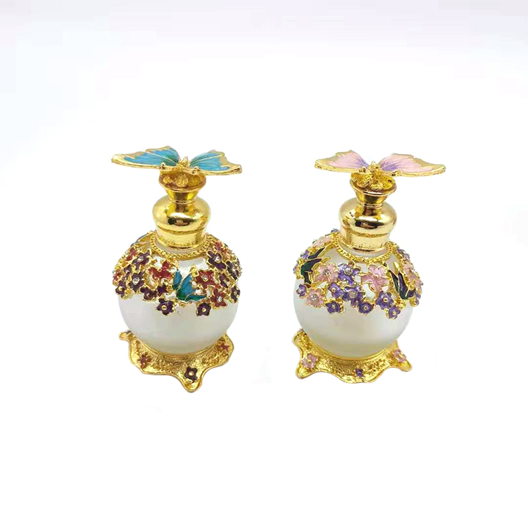 Hot Sale 25ml Dubai Arabic Style Metal Perfume Bottle