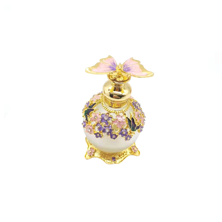 Hot Sale 25ml Dubai Arabic Style Metal Perfume Bottle