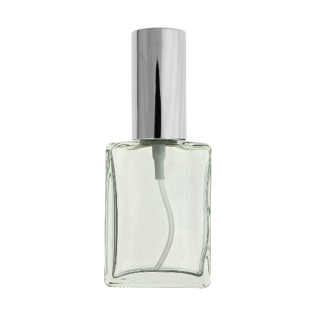 Hot Sale 30 ml 50 ml rectangular empty cosmetic glass bottle luxury perfume bottle