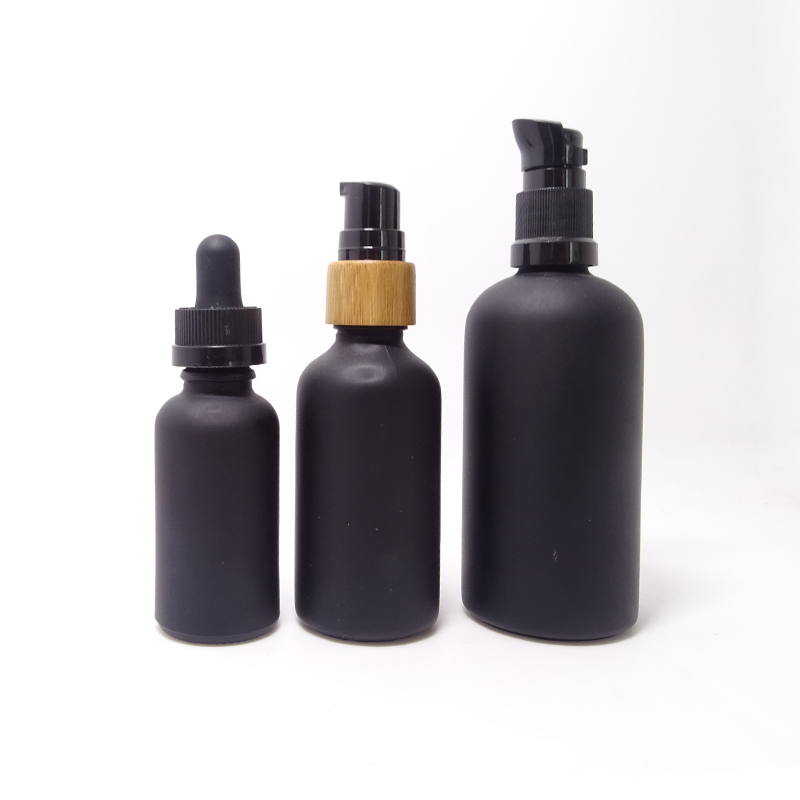 Hot Sale 30ml 1oz Empty ultraviolet glass dark violet spray bottle