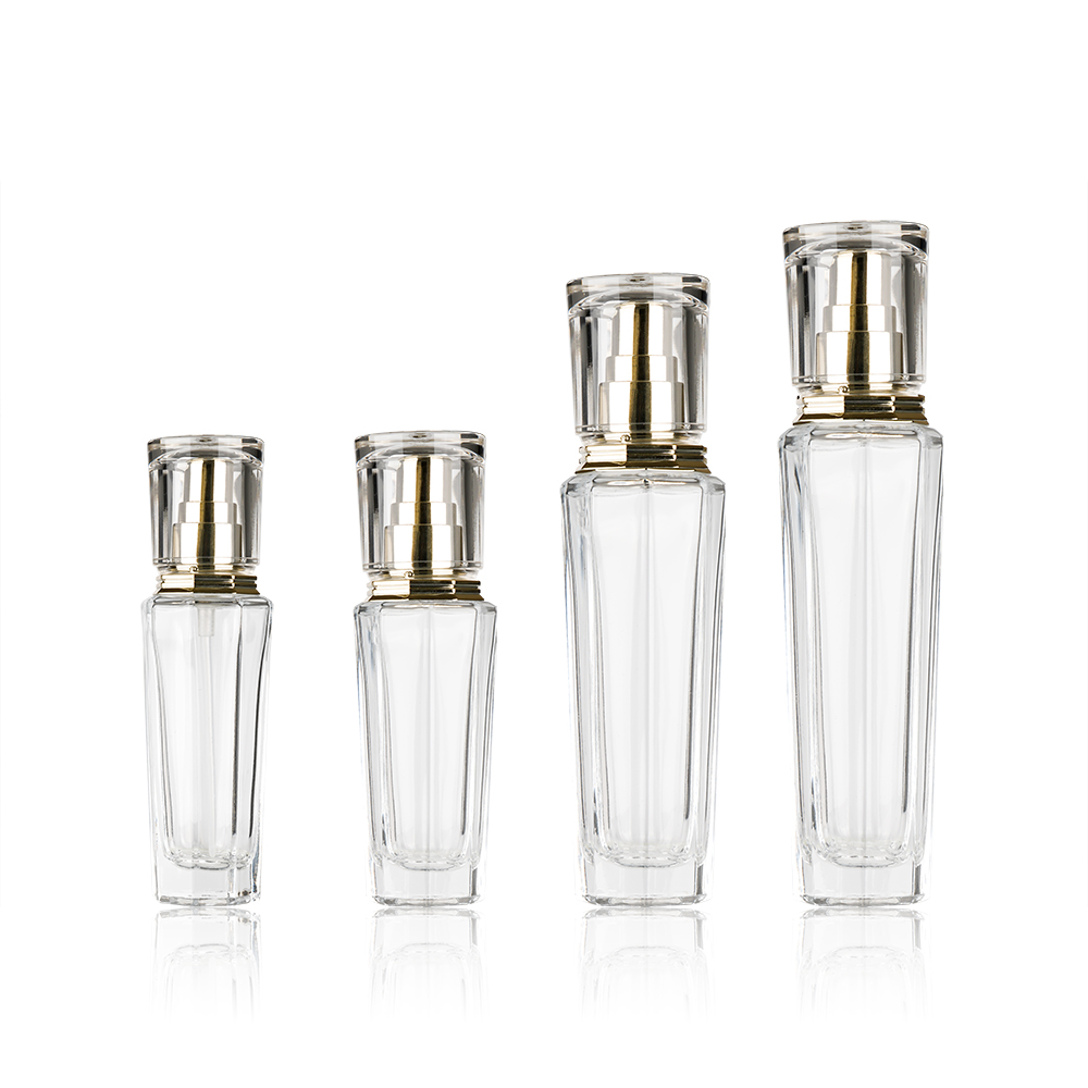 Hot Sale 30ml 50ml 100ml Square Shape Frosted Glass Perfume Bottle With Silver Spray Pump Luxury Empty Perfuem Bottles