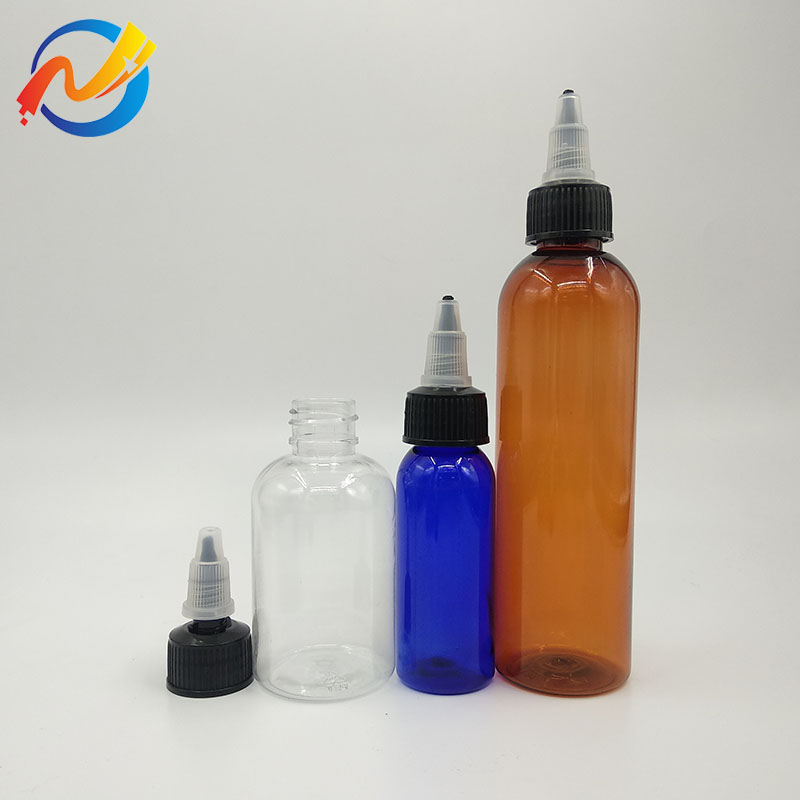 Hot Sale 30ml 60ml 100ml 120ml Pe Pet Squeeze Plastic Dropper Bottle With Twist Top Cap