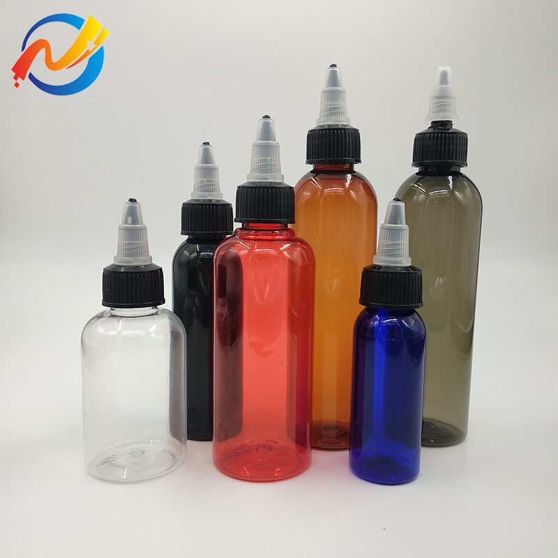 Hot Sale 30ml 60ml 100ml 120ml Pe Pet Squeeze Plastic Dropper Bottle With Twist Top Cap