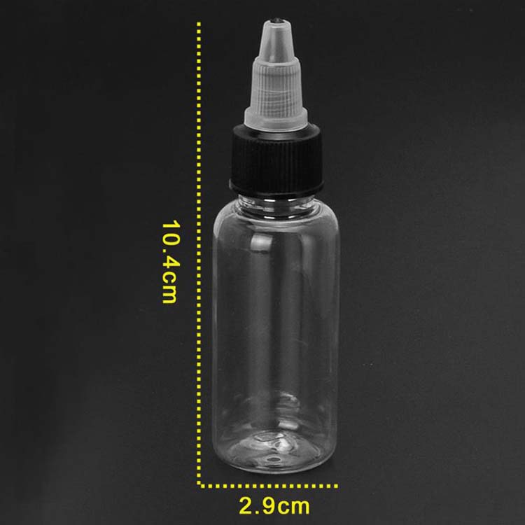 Hot Sale 30ml 60ml 100ml 120ml Pe Pet Squeeze Plastic Dropper Bottle With Twist Top Cap