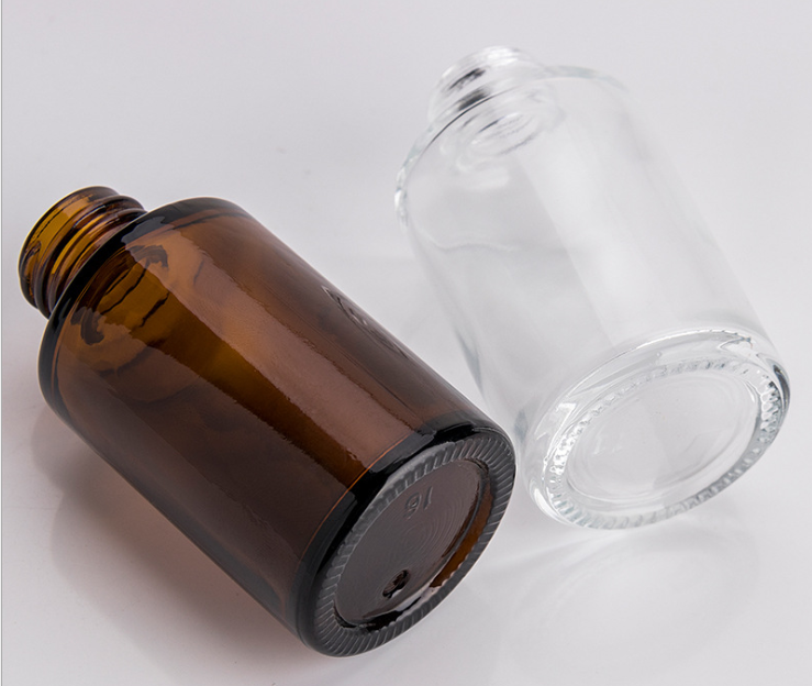 Hot Sale 30ml Frosted Essential Oil Glass Bottle Dropper Glass Bottle Skincare Packaging