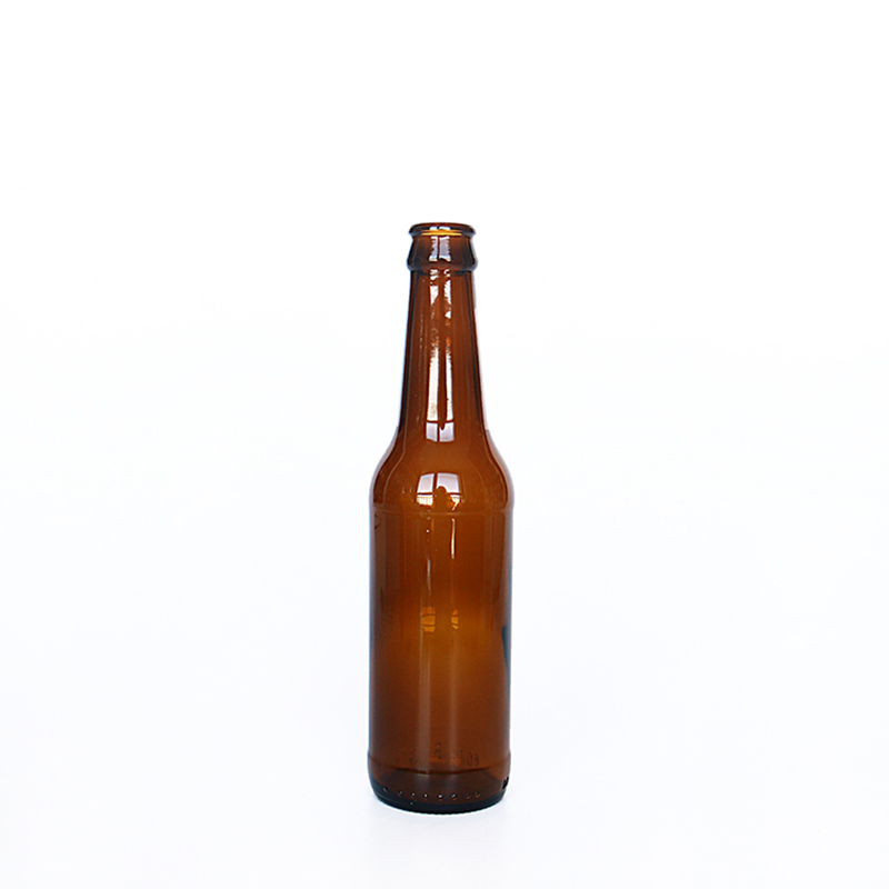 Hot Sale 330ml Amber/Clear Glass Beer Bottle Soda Water Glass Bottle