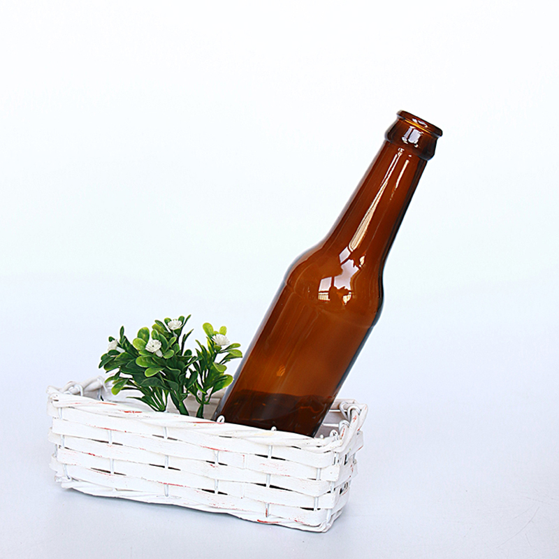 Hot Sale 330ml Amber/Clear Glass Beer Bottle Soda Water Glass Bottle