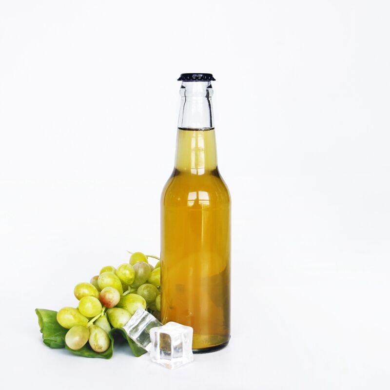 Hot Sale 330ml Amber/Clear Glass Beer Bottle Soda Water Glass Bottle
