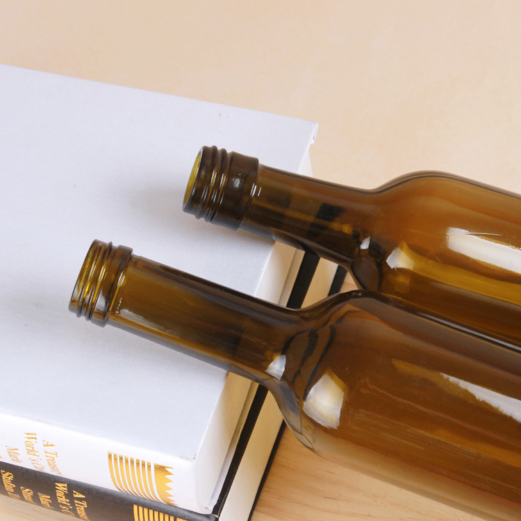 Hot Sale 350ml 500ml Cylinder Glass Alcohol Bottle for Liquor Wine