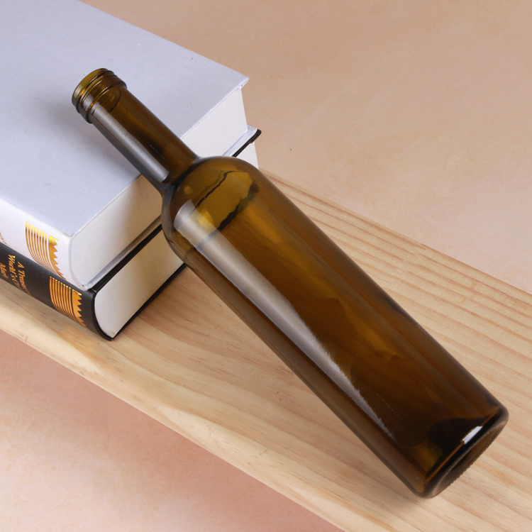 Hot Sale 350ml 500ml Cylinder Glass Alcohol Bottle for Liquor Wine