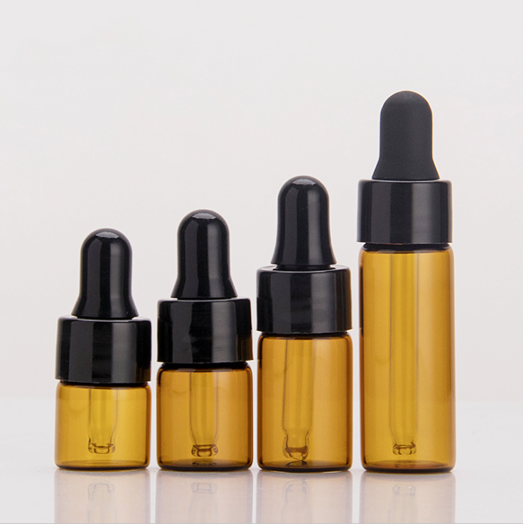 Hot Sale 3ml 5ml 10ml Serum Bottle Glass Eliquid Bottle Essential Oil With Dropper Cap