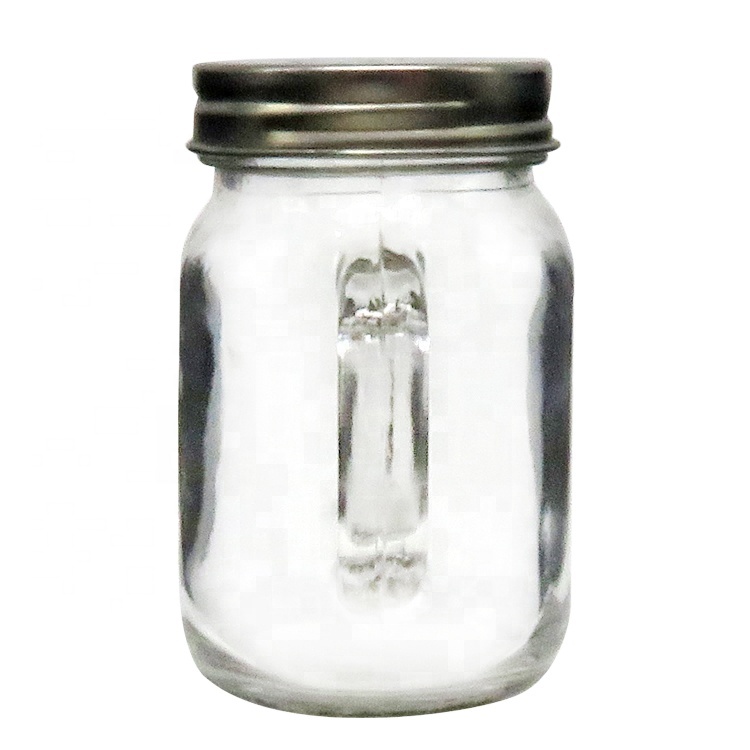 Hot Sale 4oz 120ml Customized mason shot glass jar with handles
