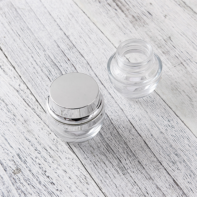 Hot Sale 50g 100g Pet Plastic Cream Jar With Aluminum Jar