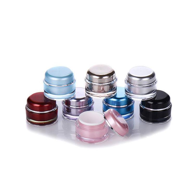 Hot Sale 50g Clear Plastic Cream Jar With PP Cap