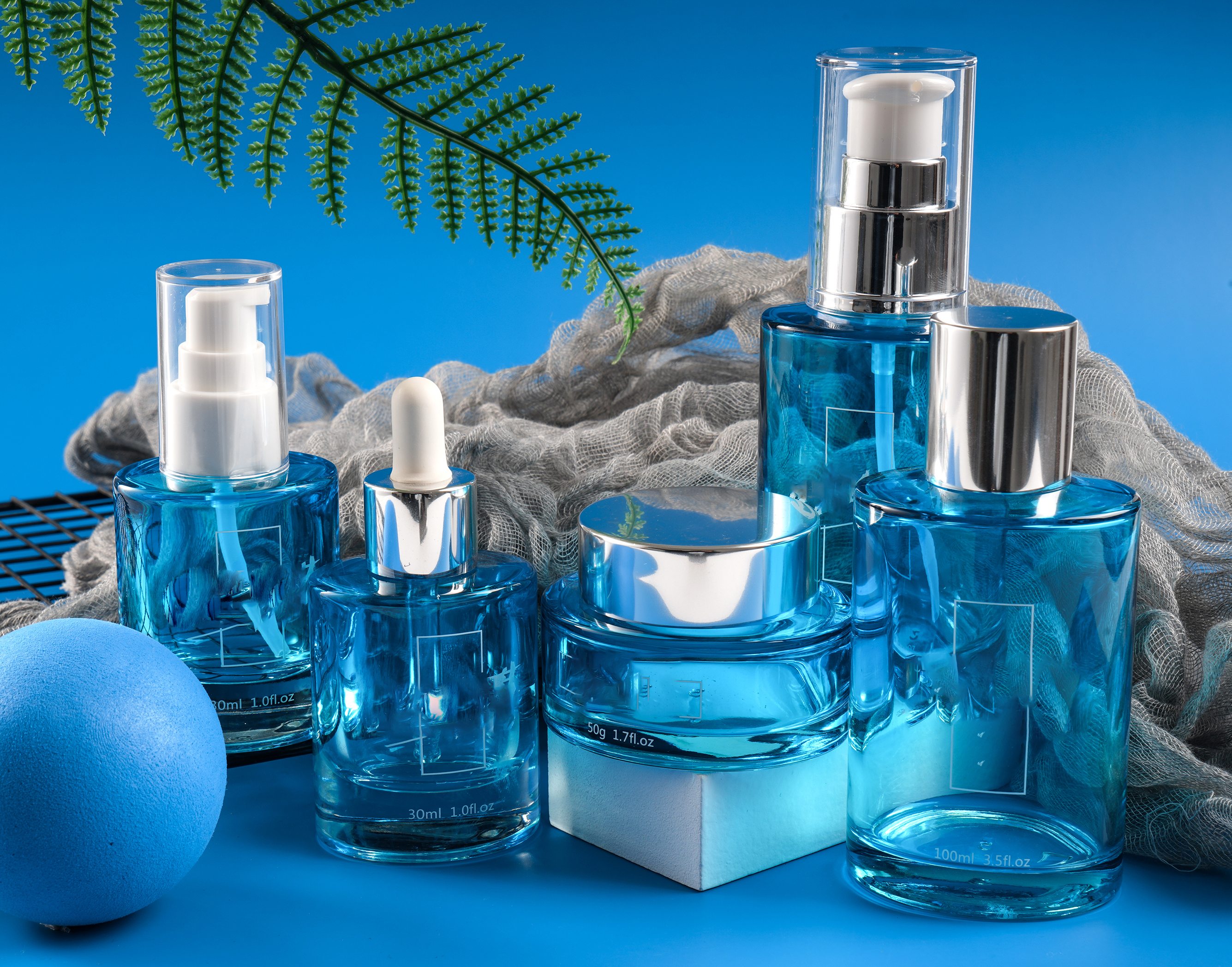Hot Sale 50g Skin Care Cream Cosmetic Jar Luxury Aluminum Cream Jars Suppliers