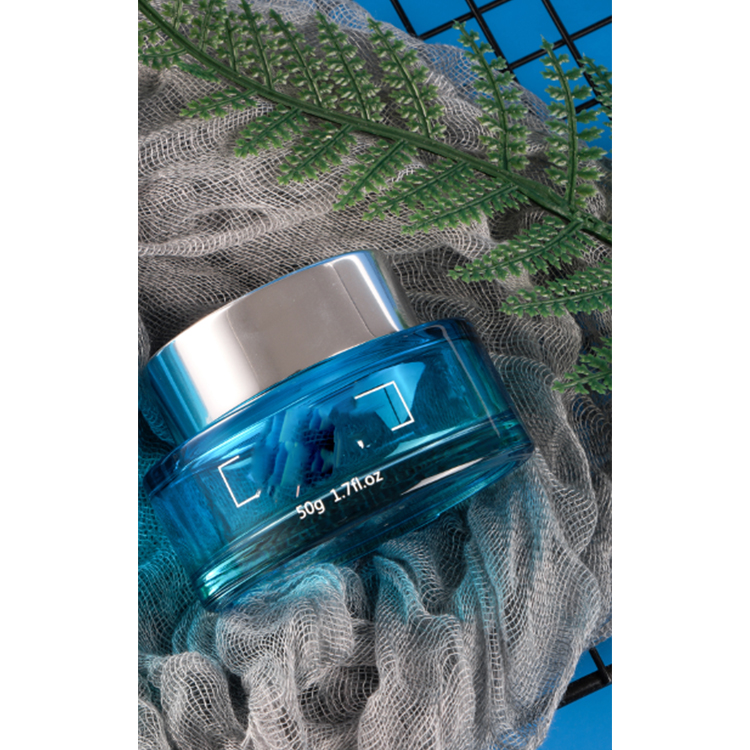 Hot Sale 50g Skin Care Cream Cosmetic Jar Luxury Aluminum Cream Jars Suppliers