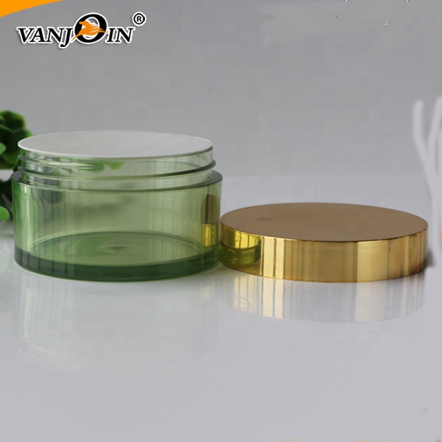 Hot Sale 50ml Empty Green Round Cosmetic Packaging Jar Personal Skin Cream Container