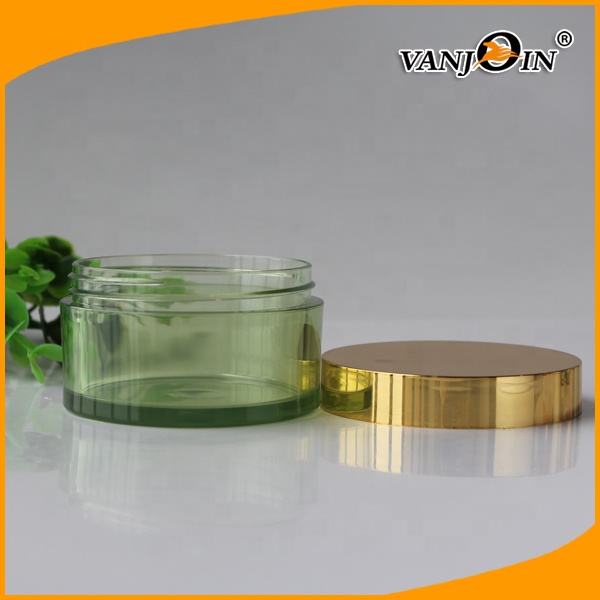 Hot Sale 50ml Empty Green Round Cosmetic Packaging Jar Personal Skin Cream Container