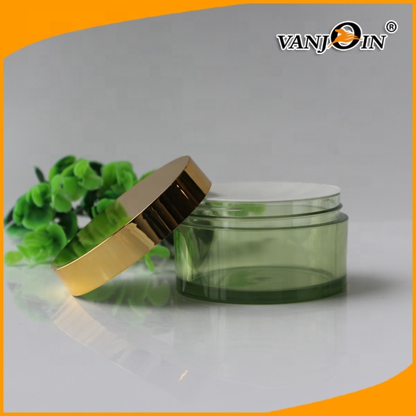 Hot Sale 50ml Empty Green Round Cosmetic Packaging Jar Personal Skin Cream Container