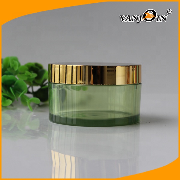 Hot Sale 50ml Empty Green Round Cosmetic Packaging Jar Personal Skin Cream Container