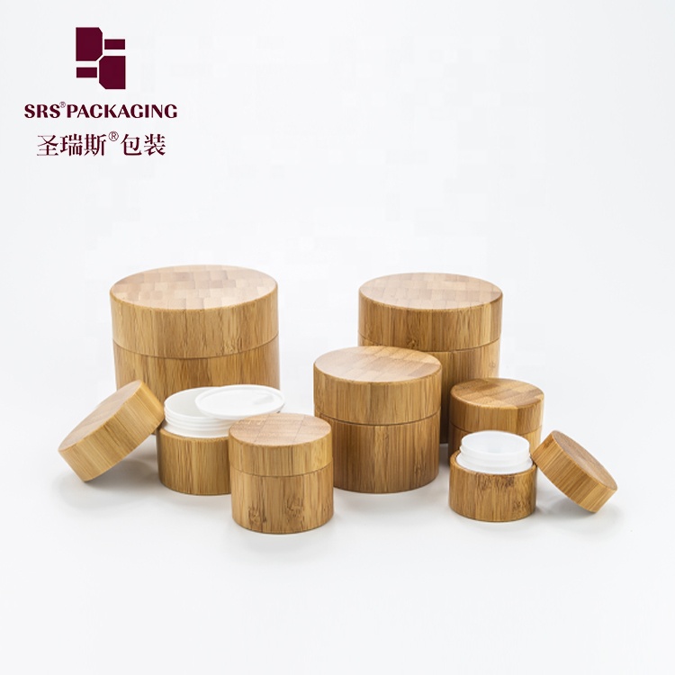 Hot Sale 5g 10g 15g 20g 100g 150g 200g 250g 300g Bamboo Wooden Cream Jar