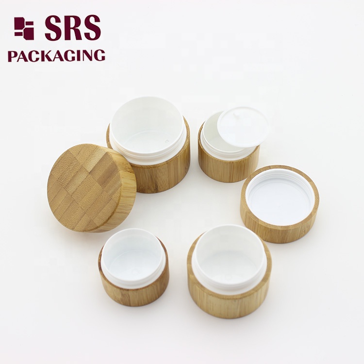 Hot Sale 5g 10g 15g 20g 100g 150g 200g 250g 300g Bamboo Wooden Cream Jar