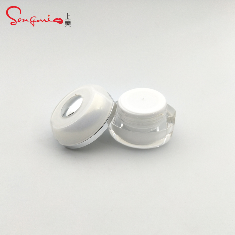 Hot Sale 5g 10g 15g 20g 30g 50g Capacity Acrylic Cosmetic Package Golden Cream Jar