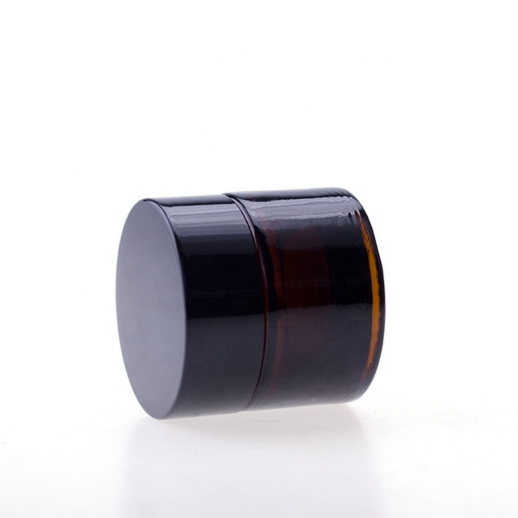 Hot Sale 5g 10g 30g 50g Amber Jar Glass Cosmetic Container for Cream