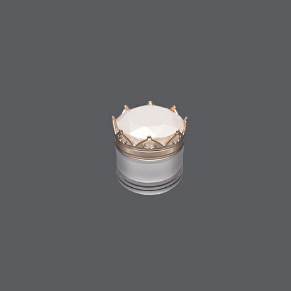 Hot Sale 5g 10g Mini Plastic Skincare Packaging With A Beautiful Crown Lip