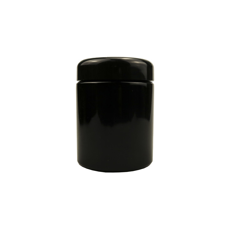 Hot Sale 5g 15g 30g 50g 60g 100g 120g 200g 250g Dark Violet UV Glass Jars Ultraviolet Storage UV Storage Jar Container
