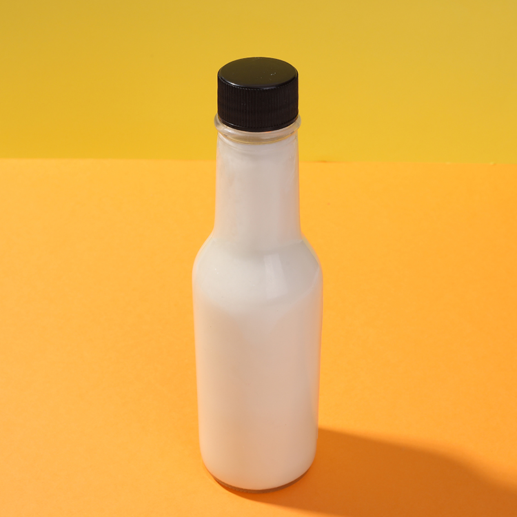 Hot Sale 5oz 150ml Hot Sauce Ketchup Glass Woozy Bottle With Plastic Cap
