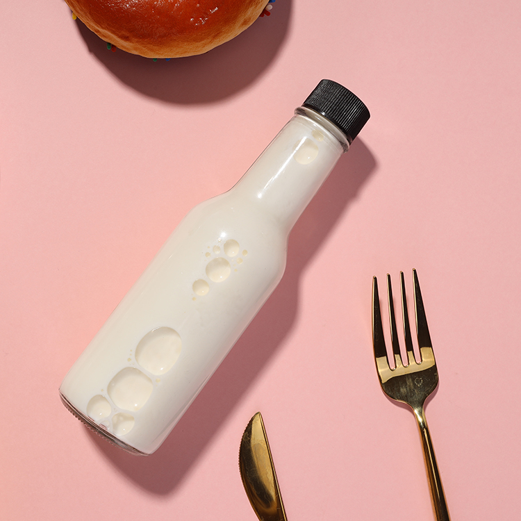 Hot Sale 5oz 150ml Hot Sauce Ketchup Glass Woozy Bottle With Plastic Cap