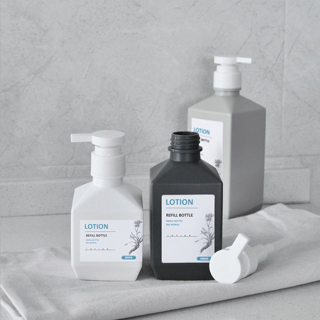 Hot Sale 8 oz Plastic Lotion Bottle With Custom Logo