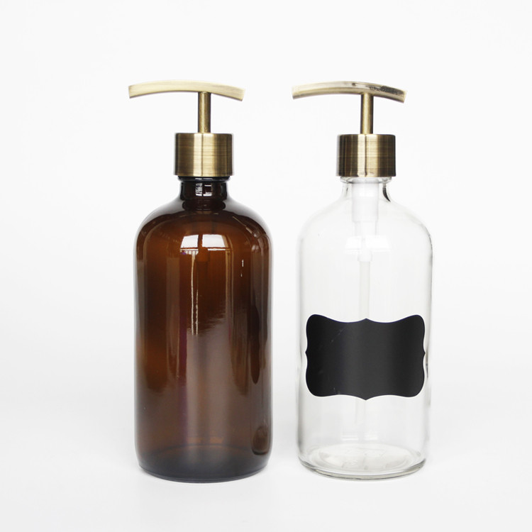 Hot Sale Alcohol Hand Sanitizer Bottle Disinfectant Bottle With Pump