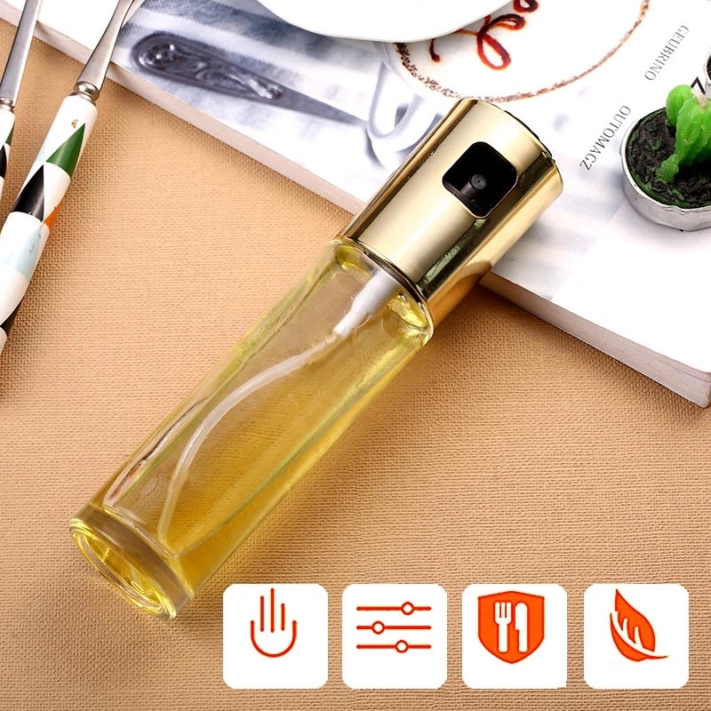 Hot Sale BBQ Tool 100ml Oil Vinegar Dispenser Bottles for Essential oils With Spray for Cooking,