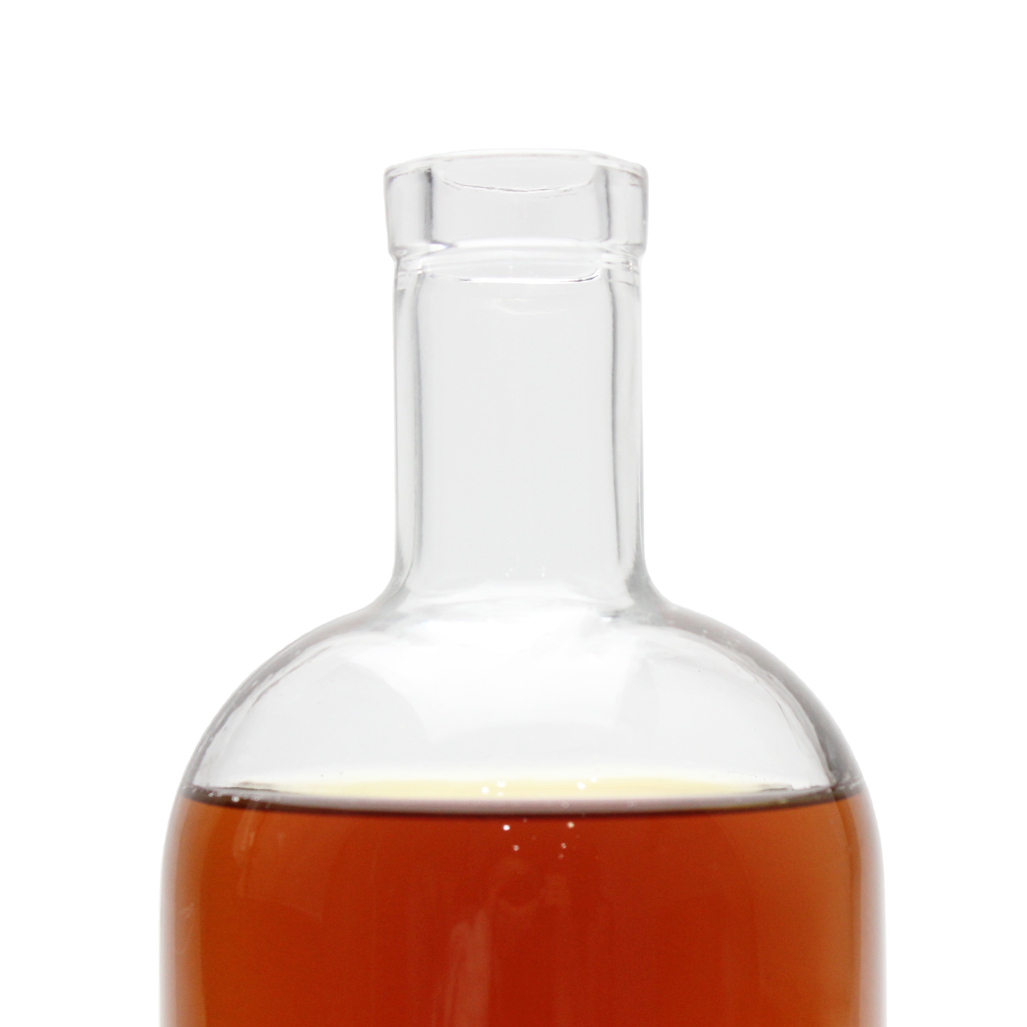 Hot Sale Cheap Custom Clear Rum 50ml 700ml 750ml Cheap Spirits Glass Bottle