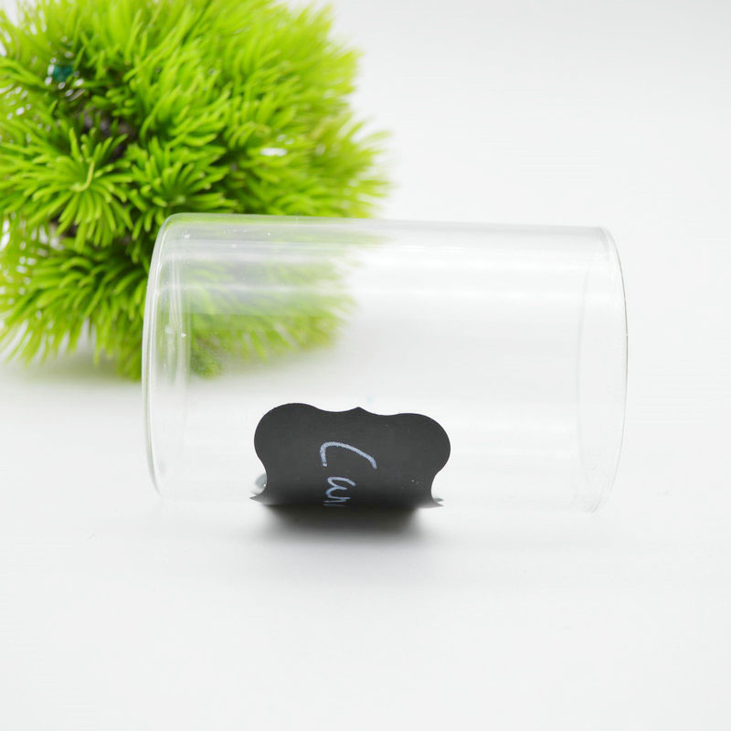 Hot Sale Clear Borosilicate Glass Storage Jar Free Food and candle Glass Jars Containers