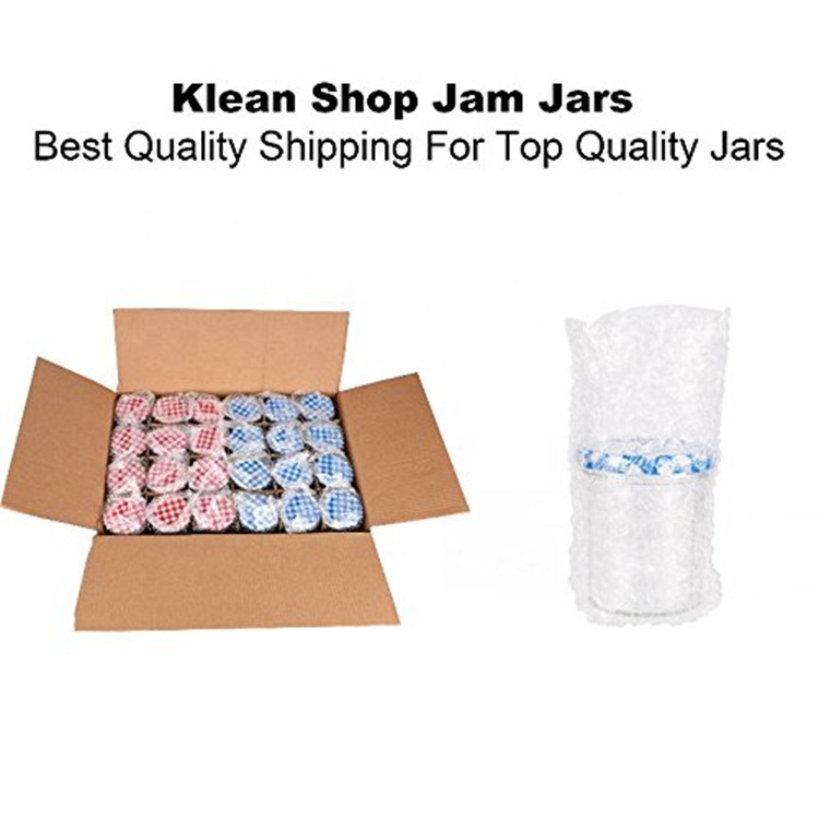 Hot Sale Clear Empty Jam Jelly Mason Storage Food Glass Jars with Airtight Screw Lids
