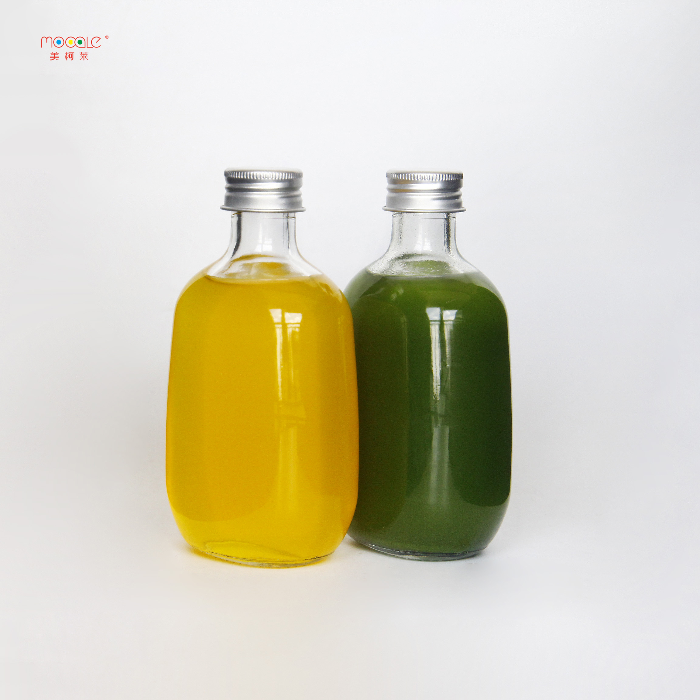 Hot Sale Clear Glass Bottle Hip Flask Flat Glass Bottle 100ml 200ml 300ml