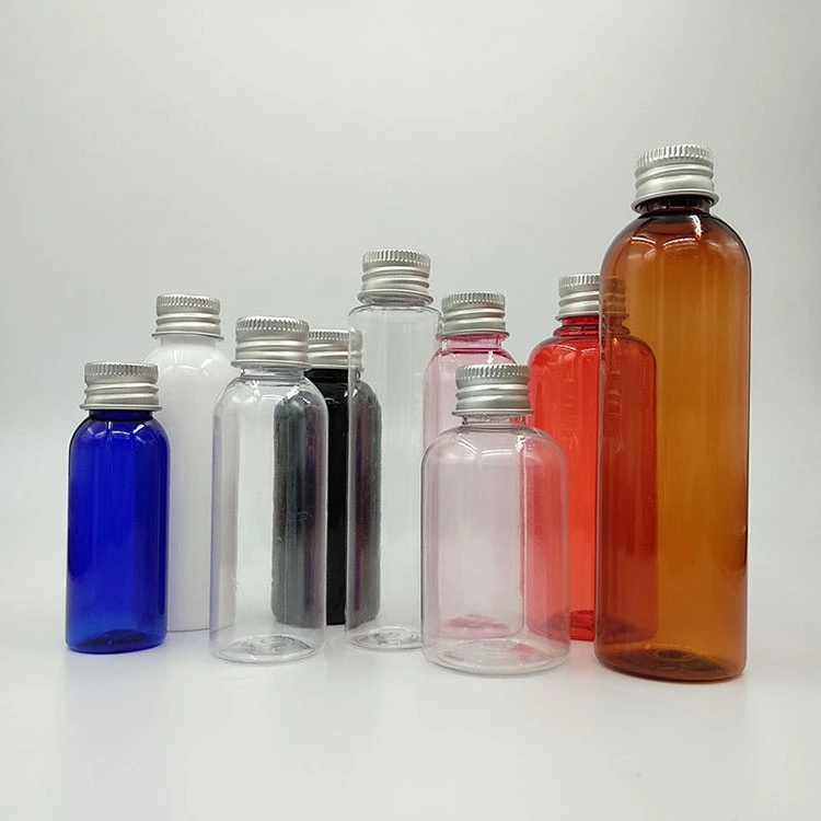 Hot Sale Clear Plastic Pet Empty Cosmetics Container 120ml Beard Oil Lotion Bottle Body Wash Foam Pump Bottle