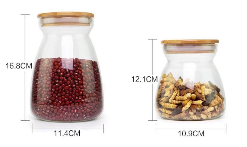 Hot Sale Coffee Beans Sealed Jar Glass Good Storage Can Household Container
