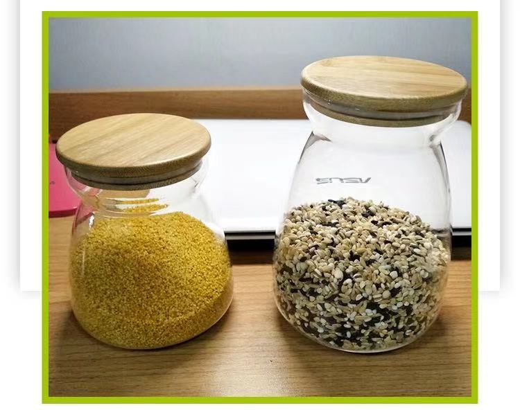 Hot Sale Coffee Beans Sealed Jar Glass Good Storage Can Household Container