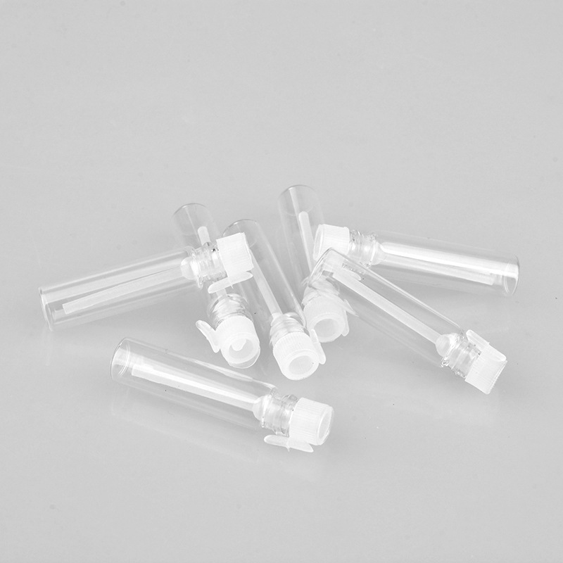 Hot Sale Cosmetic Packaging 1ml Clear Glass Perfume Sample Vial