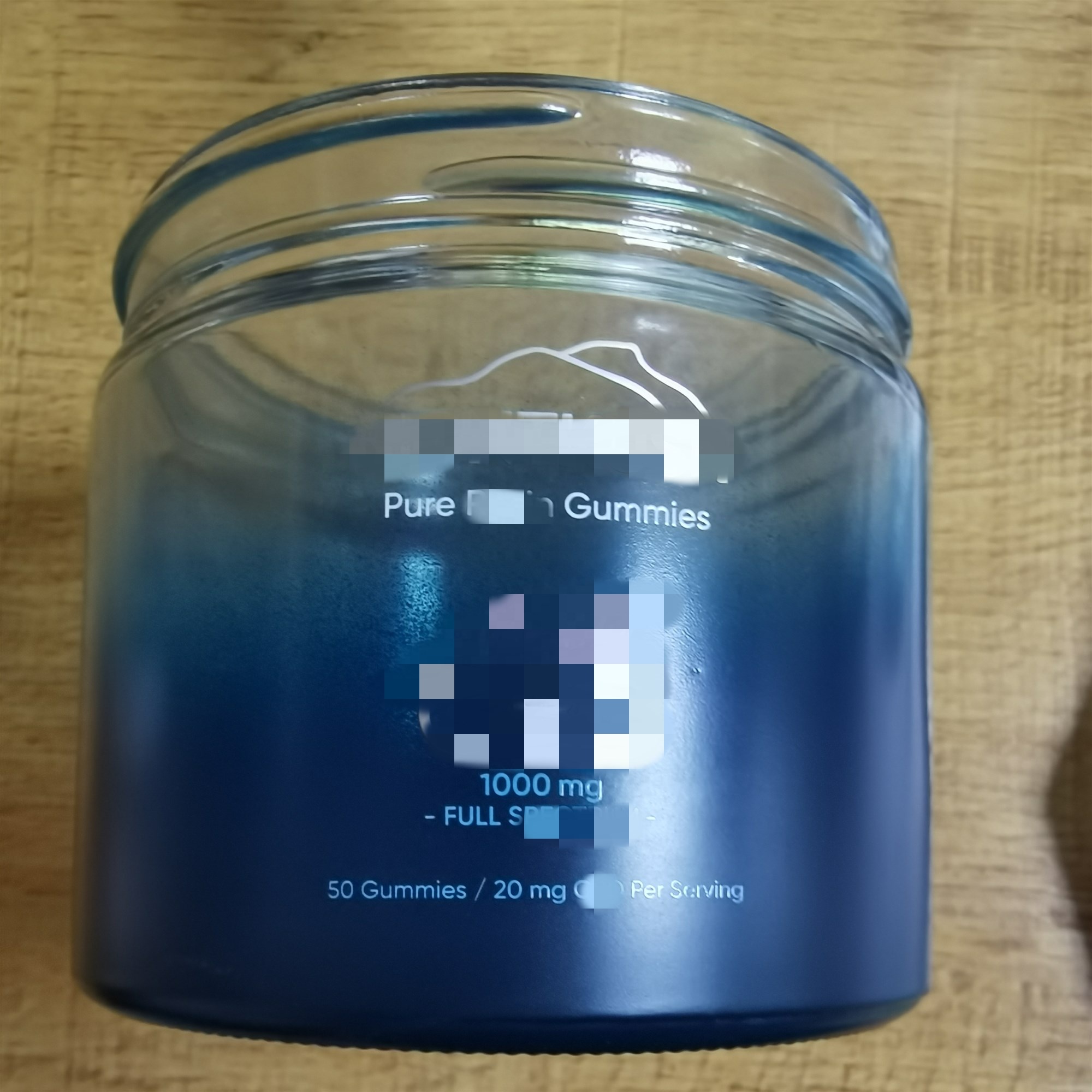 Hot Sale Custom Logo 8OZ Weed Printed Container Glass Jar With Smell Proof CR Lid Graduated Color