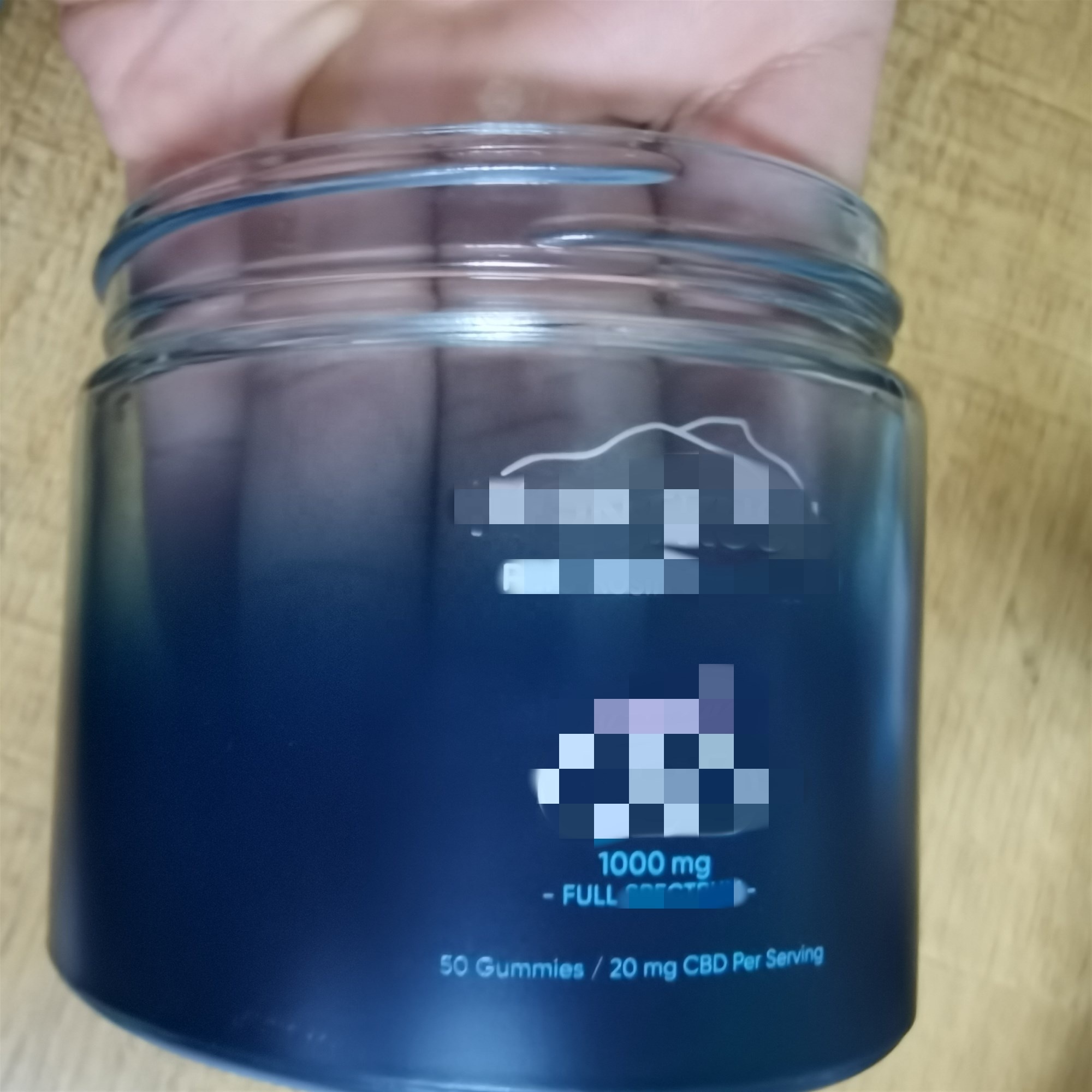 Hot Sale Custom Logo 8OZ Weed Printed Container Glass Jar With Smell Proof CR Lid Graduated Color