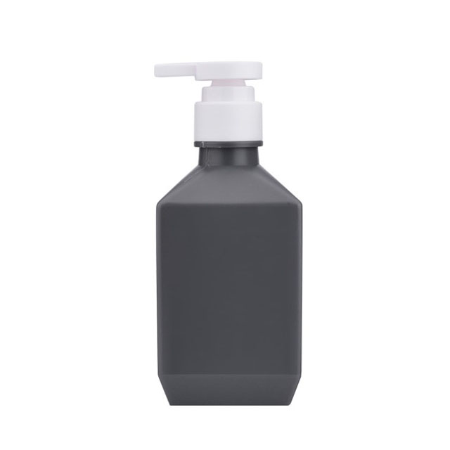 Hot Sale Custom Plastic Lotion Square Shaped Shampoo Bottle Free Samples