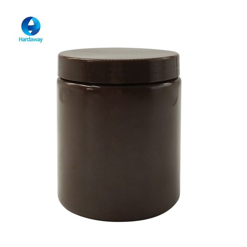 Hot Sale Custom Plastic PET Food Jar With Gold Lid